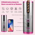 Automatic Curling Iron Cordless Curling Iron Portable Rechargeable