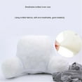 Huge ! Plush Memory Foam Big Backrest Cushion Reading Lumbar Support