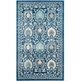 thumbnail image 3 of SAFAVIEH Evoke Milica Floral Bordered Area Rug, Blue/Ivory, 3' x 5', 3 of 7