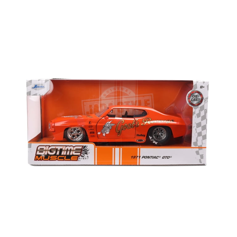 Jada Toys BIGTIME MUSCLE 1:24 1971 Pontiac GTO Die-cast Car