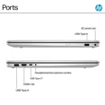 thumbnail image 2 of HP 17.3" Touchscreen Laptop, Intel Core i3, 8GB RAM, 512GB SSD + 128GB eMMC, Windows 11 H, Silver, 2 of 10