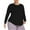 Black, variant on ZyeKqe Womens Plus Szie Workout Tops Long Sleeve Shirts Lightweight Quick Dry Sweatshirts Loose Fitted Athletic Top