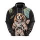 thumbnail image 3 of Sudadera con capucha con estampado de perro astronauta, divertida sudadera con capucha de golden retriever, dóberman para hombre, sudadera con capucha unisex informal para mascotas y labrador, 3 of 5