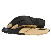 BlackCanyon Outfitters Large Flex Back and Leather Grip Work Gloves Work Gloves