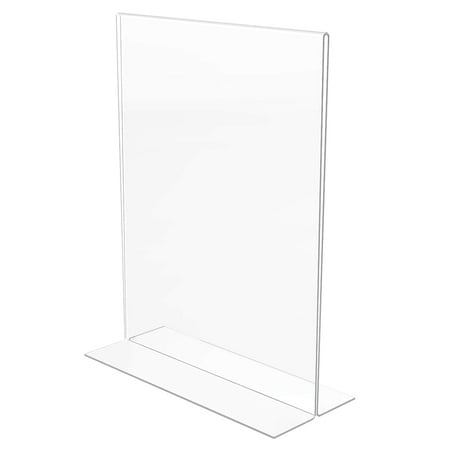 Staples Vertical Stand-Up Sign Holder 8 1/2W x 28180, 12/Case