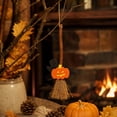 thumbnail image 4 of 20PCS Halloween Mini Witch Brooms, Pumpkin Bat Skull Natural Straw Witch Broomstick Decorations, All Saints' Day Theme Miniature Brooms Ornaments for Halloween Party Decor Doll Accessories DIY Crafts, 4 of 6