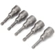 thumbnail image 2 of Zócalo Magnético, Zócalo De Punta De Destornillador Con Fuerte Magnético Reduce El Daño Del Tornillo 5 Piezas Para La Industria ZAQW Electric Screwdriver Bit Socket, 2 of 8