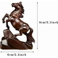 thumbnail image 5 of 2026 Chinese New Year Red Horse Statue, Small Wooden Feng Shui Figurine for Wealth and Good Luck, Handcrafted Zodiac Animal Sculpture for Home Office Tabletop Decor and Spring Festival Gift, 5 of 8