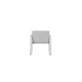 thumbnail image 4 of Pangea Home Chester Modern Anodized Aluminum Outdoor Chair in White, 4 of 7