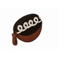 thumbnail image 3 of Monedero en forma de PAN PINGÜINOS, Diseño de Comida, Pan de Dulce tipico Mexicano, Color Café, Novedoso y Encantador. (Accesorios para Mujer)., 3 of 5