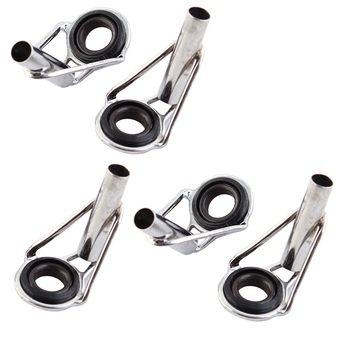 "Unique Bargains 5 x 3mm Dia Silver Tone Spinning Fishing Rod Pole