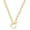 Gold Cable, variant on Toggle Necklace 14K Gold Plated Paperclip Chain Choker Stainless Steel Cable Necklaces Jewelry for Women[z1925]