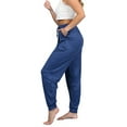 thumbnail image 2 of Doublju Women's Elastic Waist Fashion Jogger Pants (Plus Size Available), 2 of 4