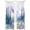 Blue, variant on Green Purple Mountains Sheer Curtains 84 Inch Length 2 Panels Set, Watercolor Forest Wildflower Voile Window Treatment Rod Pocket Curtains Sheers Drapes for Bedroom/Living Room/Kitchen 52"x84"x2