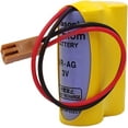 thumbnail image 6 of (Pack of 5) 2200mAh BR-AGCF2W 6V A98L-0031-0011 PLC Lithium Battery with Brown Plug for FANUC Backup Power, A98L-0031-0011#L A06B-6093-K001 Battery, 6 of 6