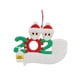 thumbnail image 3 of Injueey Colgador de para puerta delantera de oficina en casa, adorno de guirnalda de flores de Navidad, gancho único Kits de decoración para fiestas Blanco, 3 of 6