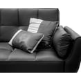 thumbnail image 4 of Love Seat de Piel Genuina, 2 plazas, Modelo Toronto, Color Negro, Elegante, cómodo y Moderno, Hecho en Mexico. Medidas 156 X 90 X 78 cm, 4 of 5