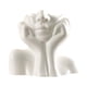 thumbnail image 1 of Jarrón con cara,Jarrón de cerámica blanca con cara minimalista decorativo,Jarrón con busto de medio cuerpo y cabeza de mujer para oficina,Jarrón nórdico moderno para la sala de estar del, 1 of 9