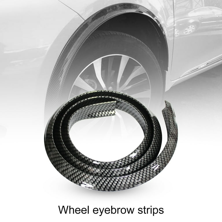 XWQ 1.5M Car Wheel Arch Trim Eco friendly Wear Resistant Rubber Vehicle Wheel Eyebrow Arch Protector for Universal Cars