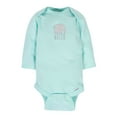thumbnail image 6 of Gerber Baby Boy or Girl Gender Neutral Long Sleeve Onesies Bodysuits, 6-Pack, 6 of 8