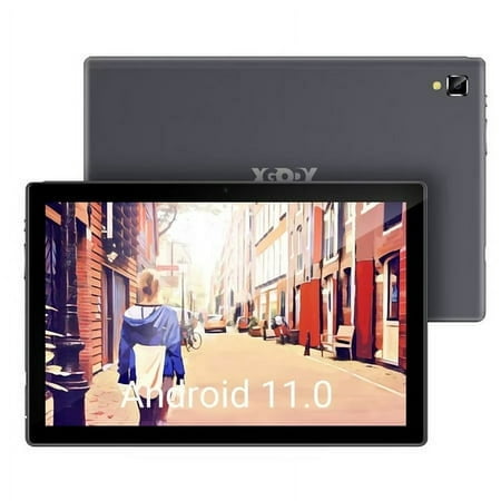 XGODY 10 inch 4GB RAM, 64GB ROM Android 11.0 Tablet Computer Wide Screen Tablet PC WiFi Octa-Core Dual Camera, 5GHz WiFi OTG