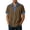 Brown, variant on JTSRKL Men's Vintage Denim Textured T-shirts Patchwork Color Block Soft Breathable Lapel Neck Tees 3-Button Golf Casual Short Sleeve Tops Sky Blue M