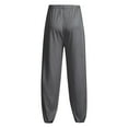 thumbnail image 5 of Dark Gray Mens Trousers Pants Loose Fit Trousers Pants Sweatpants for Mens Workout Athletic Yoga Brunch Dance Cosplay Costumes Fall Summer Trousers Pants 2025 S, 5 of 7