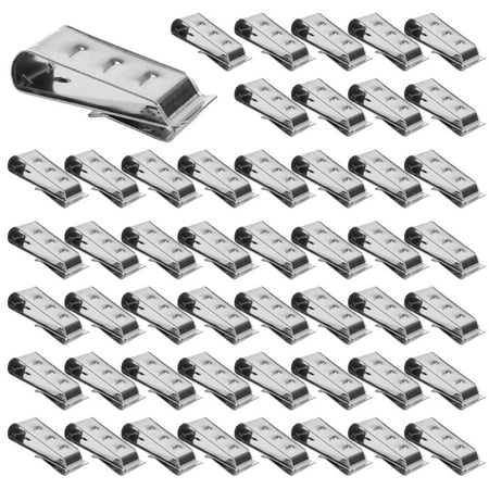 

GLFSIL 50Pcs Stainless Steel Solar Panel Cable Clips PV Module Wire 4-Wire Clips