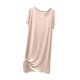 thumbnail image 1 of Vestido largo de verano ligero con cuello redondo y corte holgado para mujer, 1 of 3