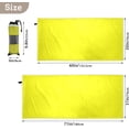 thumbnail image 4 of Dreamtimes Beach Towels Yellow Camping Towels Sand Free Beach Towel, 30"x60" Large Beach Towels Quick Dry Bath Travel Towels Pool Yoga Beach Mat for Men Women, 4 of 7