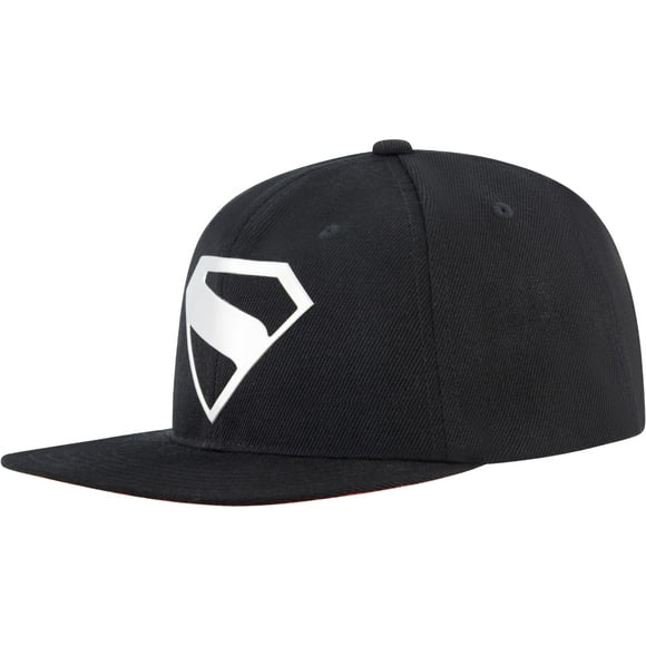 Gorra de béisbol DC Comics Superman Snapback negra para adulto