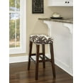 thumbnail image 2 of Carter Brown Cow Print Bar Stool, 2 of 5