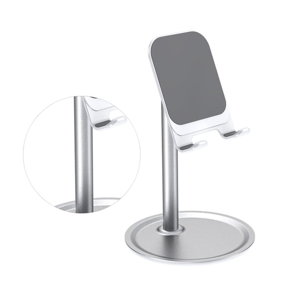 ibasenice Desktop Cell Phone Holder Stand with Simple Design Flexible ABS 1Pcs