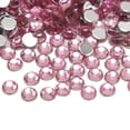 thumbnail image 5 of EOEMY 2000 Acrylic Faceted Round Flatback Rhinestone Gems 4mm 16Ss Color Selection-Light Blue, 5 of 7