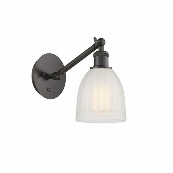 317-1W-OB-G441-LED-Innovations Lighting-Brookfield - 1 Light Wall Sconce In Art Nouveau Style-11.38 Inches Tall and 5.75 Inches Wide Oil Rubbed Bronze