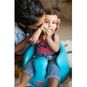 Nuby 3-Step Soothing Teether Set for Infants, Green/Blue/Yellow Unisex Baby Teethers, 3 Count