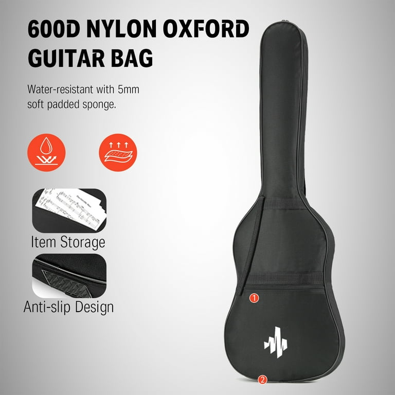 Donner Electric Guitar Solid Body SS Pickup,With Gig Bag, White, DTL-100