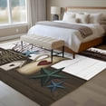 thumbnail image 4 of Texas Stars Vintage Area Rugs 5'x8', Washable Small Throw Rugs for Classroom Bedroom, Bless OurHome Pots Country Wooden Plank Indoor Outdoor Rug Non-Slip Low Pile Carpet Runner Reversible Floor Mats, 4 of 8