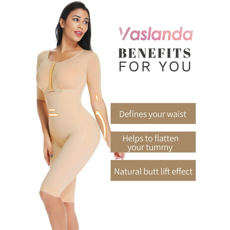 VASLANDA Womens Open Bust Shapewear Bodysuit Tummy India