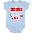 thumbnail image 3 of Inktastic Little Brother and Biggest Fan- Baseball Glove and Bat Boys Baby Bodysuit, 3 of 5