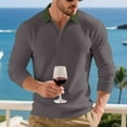thumbnail image 5 of Paiwinds Men’s Color-Block Wool-Blend Shirt, Warm Flannel-Like Long-Sleeve Top with Turn-Down Collar & Button Front, Casual Winter Outdoor Daily, 5 of 8