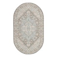 thumbnail image 3 of Unique Loom Whitney Collection Area Rug - Milano (3' x 5' 3" Oval Cloud Gray/Ivory), 3 of 7