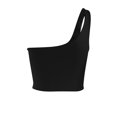 thumbnail image 3 of HaoXianJian Women's One Shoulder Tank Top Sports Bra for Women Yoga Crop Tank Top Camisoles Going Out Tank Top Streetwear, 3 of 8