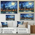 thumbnail image 4 of Designart "Starry Night Chicago The wall art" Chicago Wall Art Living Room, 4 of 5