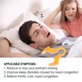 thumbnail image 4 of Dilatador nasal anti ronquido de silicona mejora el sueño Clip nasal de silicona Ayuda para dormir Gadget de prevención Dispositivos anti ronquidos Ayuda B, 4 of 8