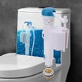 thumbnail image 4 of Fill Valve, ABS Material Toilet Push Button Valve, 1/2 Universal Interface Blue+White Filling Valves Saving Water For Home, 4 of 8