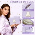thumbnail image 3 of Gynky Makeup Bag Toiletry Bag Organizer Personalized Initial Make up Cosmetic Bags Travel Essentials for Birthday Christmas Girl Women Girlfriend Teacher Valentines Day Gifts, 3 of 9
