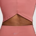 thumbnail image 4 of Women's Nike One Ribbed Short Sleeve Top Color: Canyon Pink Size: XX LARGE, 4 of 4