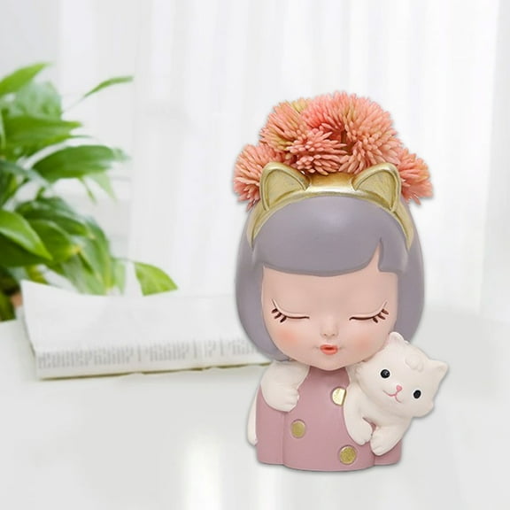 AZXY Outdoor Statue,Garden Decor Statue,Garden Statues,Outdoor Garden Statue,Resin Cute Garden Ornaments