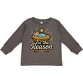 thumbnail image 3 of Inktastic Christmas Baby Jesus Nativity Scene 'tis the Reason Boys or Girls Long Sleeve Toddler T-Shirt, 3 of 5